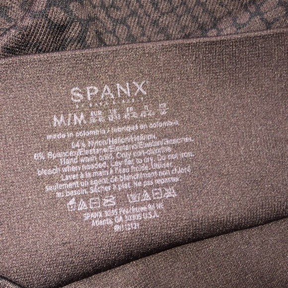 Spanx Look at me now medium brown croc leggings - Picture 8 of 10